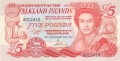 Falkland Islands 5 Pounds, 14. 6. 1983